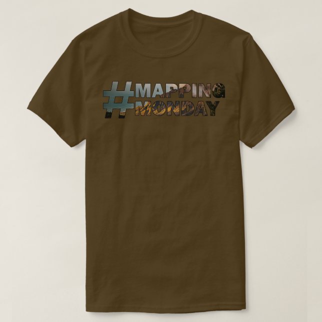 T-shirt Cartographie lundi 4 (Design devant)