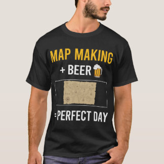 T-shirt Cartographie Réalisation de cartes Cartographie Ca