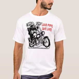 T-shirt Carton Chopper Loud Pipes Sauver des vies ©
