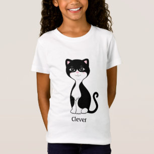 T-Shirt Carton de chat Tuxedo