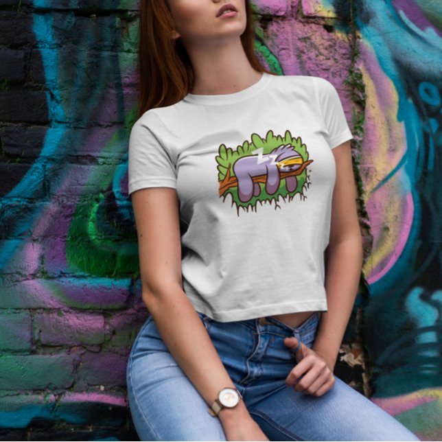 T-shirt Carton de la fente de masque de sommeil (Créateur téléchargé)