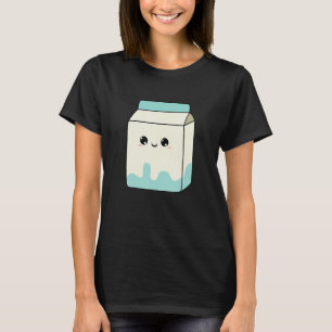T-shirt carton de lait - mignon - marrant - jolie - sourir