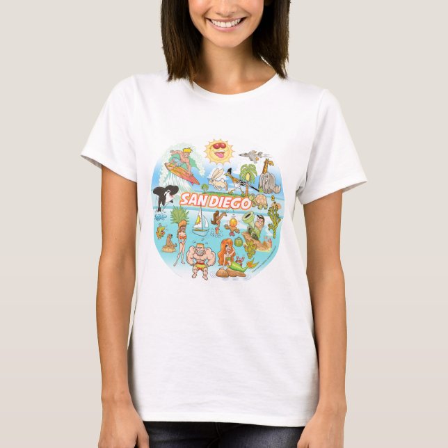 T-shirt Carton de San Diego (Devant)