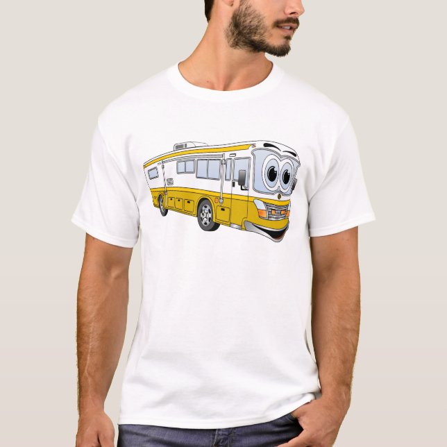 T-shirt Carton du camping-car Gold RV (Devant)