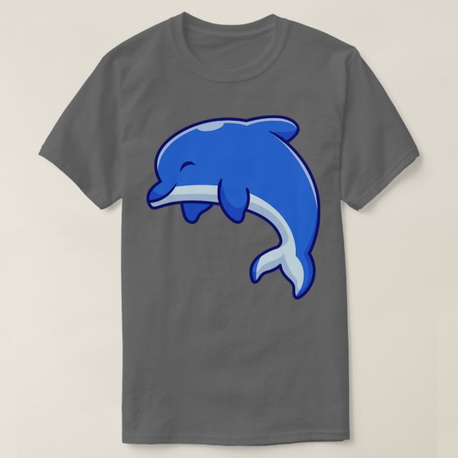 T-shirt Carton joli dauphin (Design devant)
