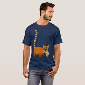 T-shirt Carton souriant mignon Coatimundi
