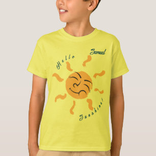 T-shirt Carton souriant Sunshine Personnalisable Boy's