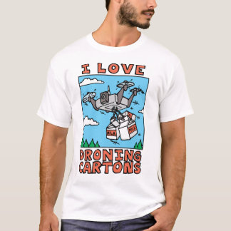 T-shirt Cartons qui bourdonnent