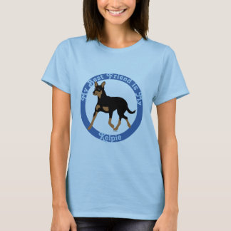 T-shirt Cartoon Australian Kelpie Trotting 2