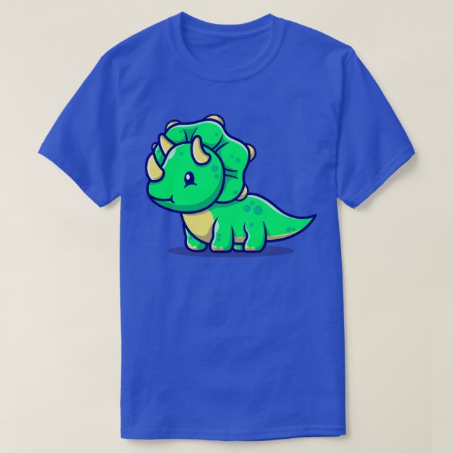T-shirt Cartoon Bébé Tricératops (Design devant)