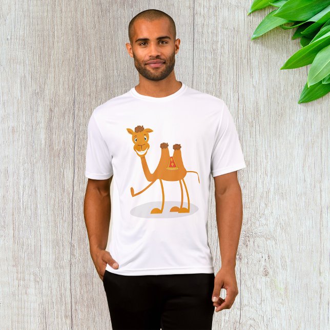 T-shirt Cartoon Camel Smiling Desert Animal Character (Créateur téléchargé)