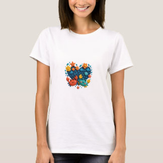 T-shirt Cartoon Crabes au coeur