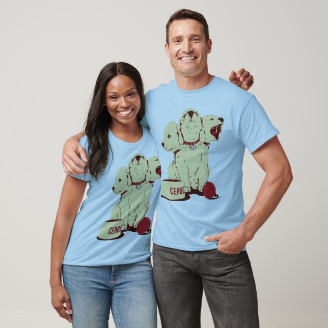 T-shirt Cartoon Cute Cerberus (Unisexe)