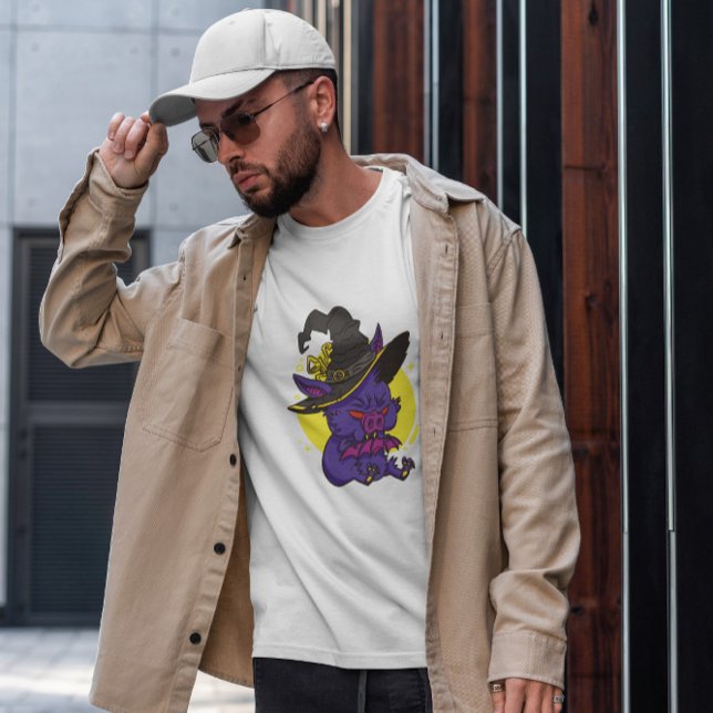 T-shirt Cartoon de chauve-souris éffrayant (Créateur téléchargé)