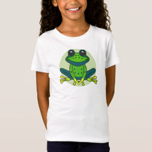 T-Shirt Cartoon de grenouille verte-74742