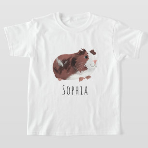 T-shirt Cartoon de porc guinéen mignon et géant