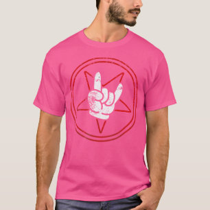 T-shirt Cartoon Devil Horns SIGNE MAIN Rocker Kid Heaved