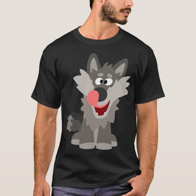 T-shirt Cartoon doux et sot (Devant)