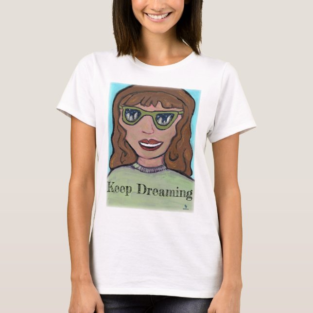 T-shirt Cartoon Girl Custom Preppy Unique Art (Devant)
