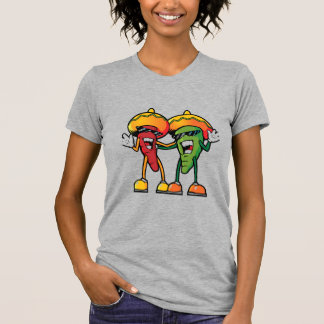 T-shirt Cartoon hot peppers