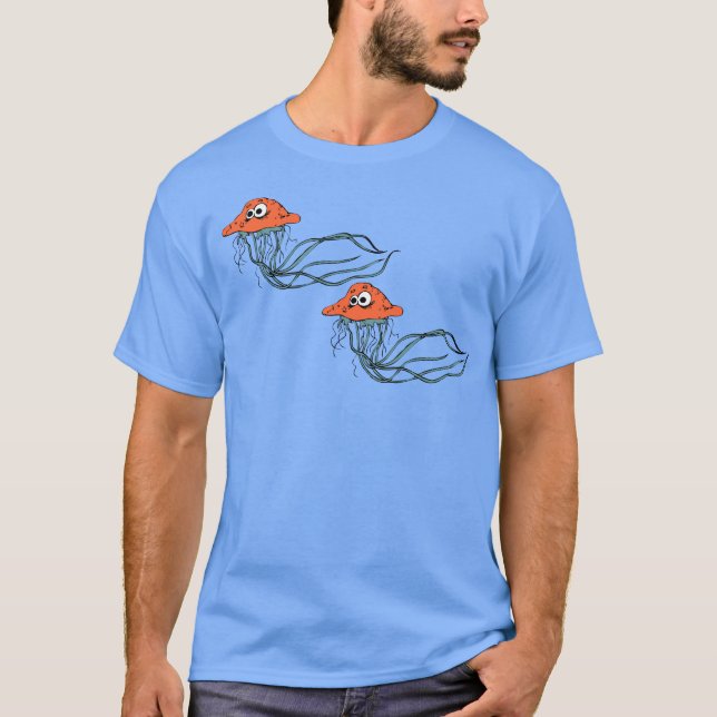 T-shirt Cartoon Jellyfish (Devant)