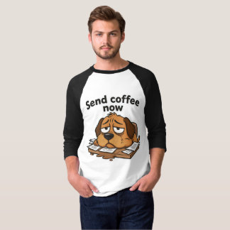 T-Shirt Cartoon Memes de Chien Paresseux