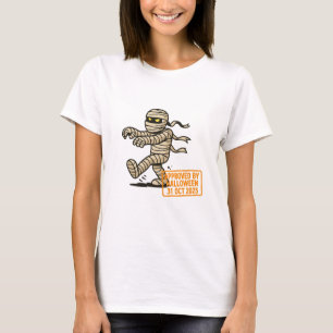 T-shirt Cartoon Mummy - Approuvé par Halloween