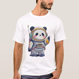 T-shirt Cartoon Panda Mignon – Panda Adorable Drôl