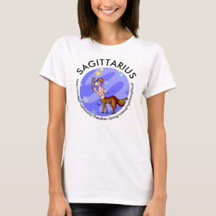 T-shirt Cartoon personnalisable Sagittarius Centaur Traits