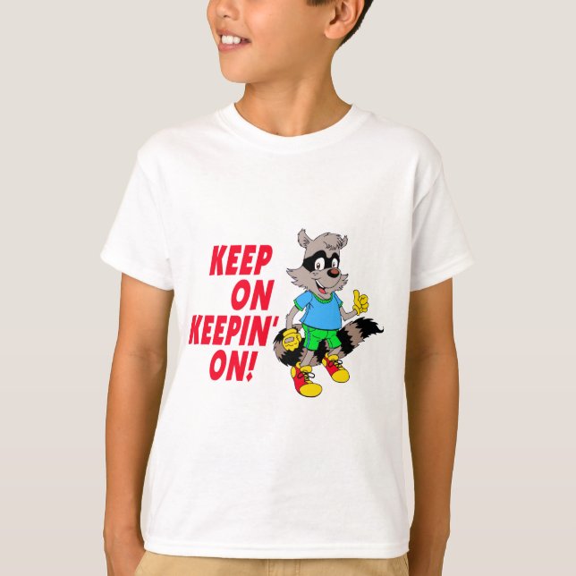 T-shirt Cartoon Raccoon (Devant)