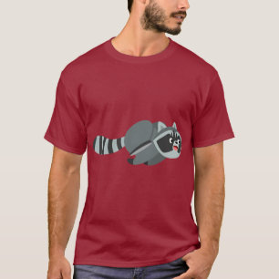 T-Shirt Cartoon Raccoon Coup De Coup
