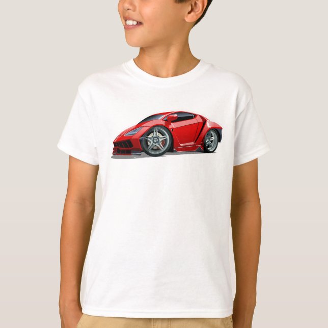 T-shirt Cartoon super voiture (Devant)