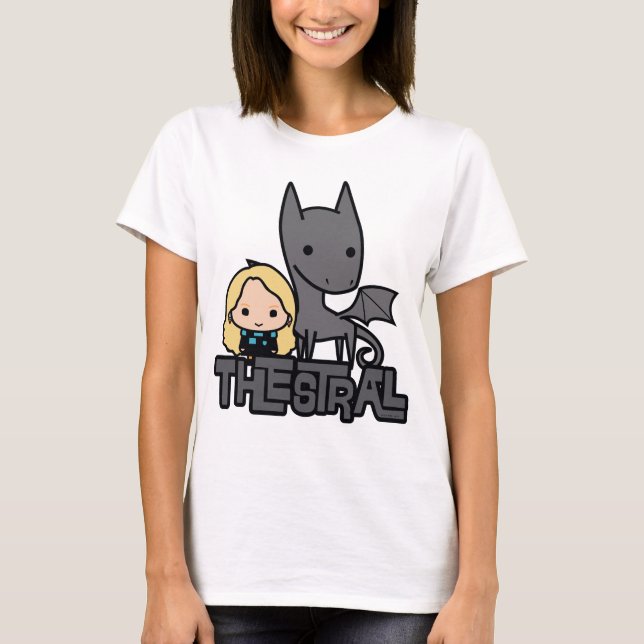 T-shirt Cartoon Thestral et Luna Caractère Art (Devant)