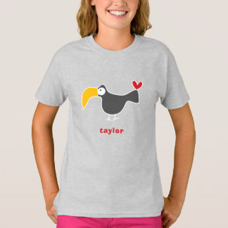 T-shirt Cartoon Toucan Kid mignonne amusant cadeau personn