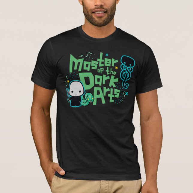 T-shirt Cartoon Voldemort - Maître des Arts Sombres (Devant)