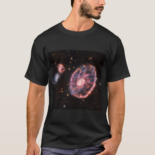 T-shirt Cartwheel Galaxy, James Webb Télescope Spatial (Devant)