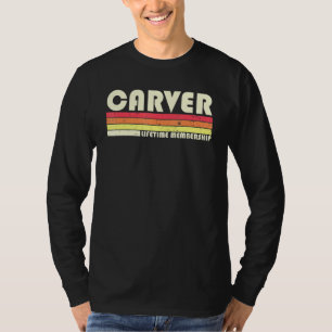 T-shirt Carver Surnom Retro Vintage 80s 90s Anniversaire R