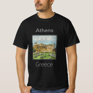 T-shirt Caryatides de l'Erechthéon, Acropole, Grèce