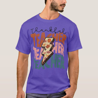 T-shirt Cas de Season Autumn Thankful Teacher Thanksgiving