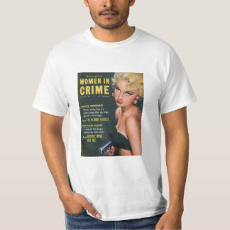 T-shirt Cas vrais de femmes dans le crime 1954-07