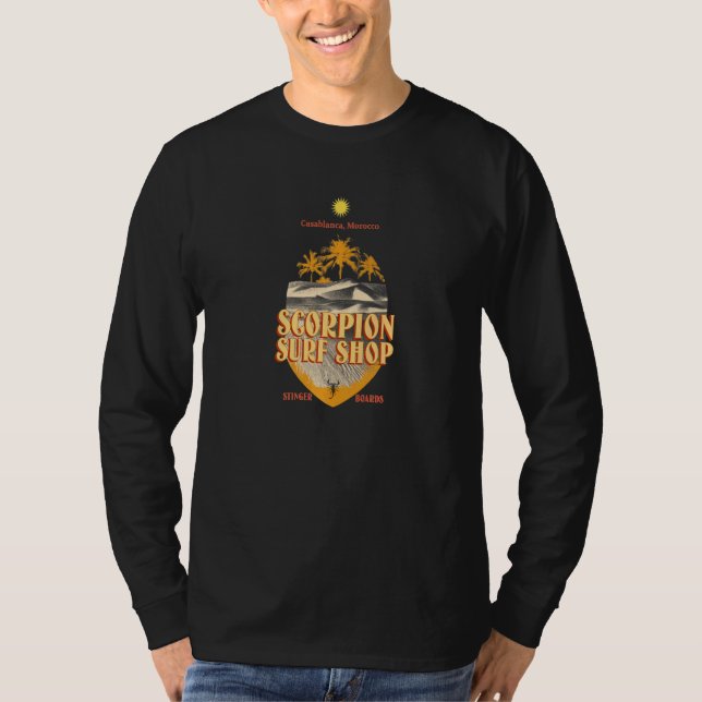 T-shirt Casablanca Maroc Exotic Surf Surf de destination (Devant)