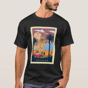 T-shirt Casablanca Maroc Rétro Vintage Casablanca Taxi