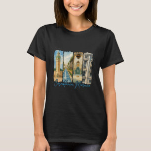 T-shirt Casablanca Maroc Voyage Voyageau Pinceau Souvenir