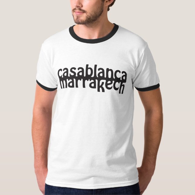 T-shirt Casablanca Marrakech (Devant)