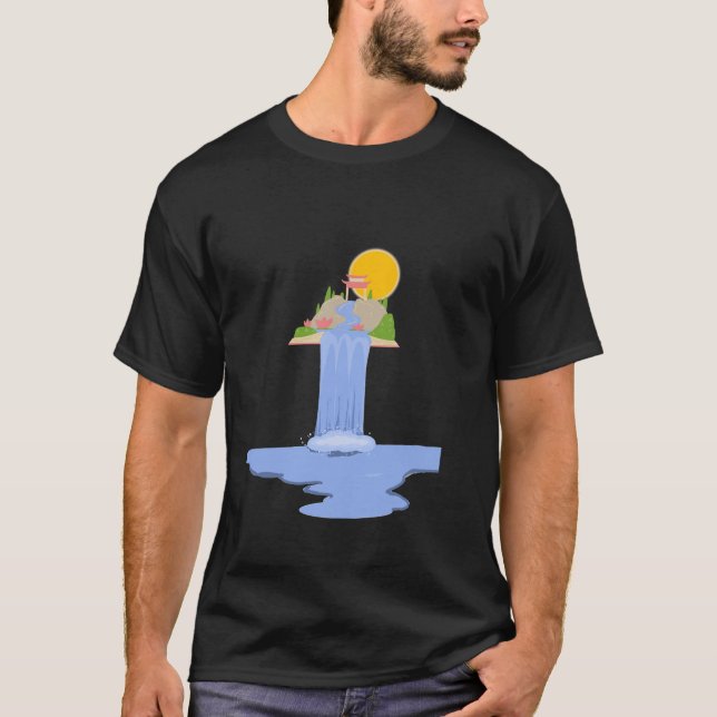 T-shirt cascade (Devant)