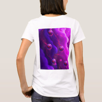 T-shirt Cascade de Prune Douce