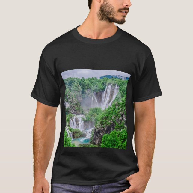 T-shirt Cascade des lacs Plitvice (Devant)