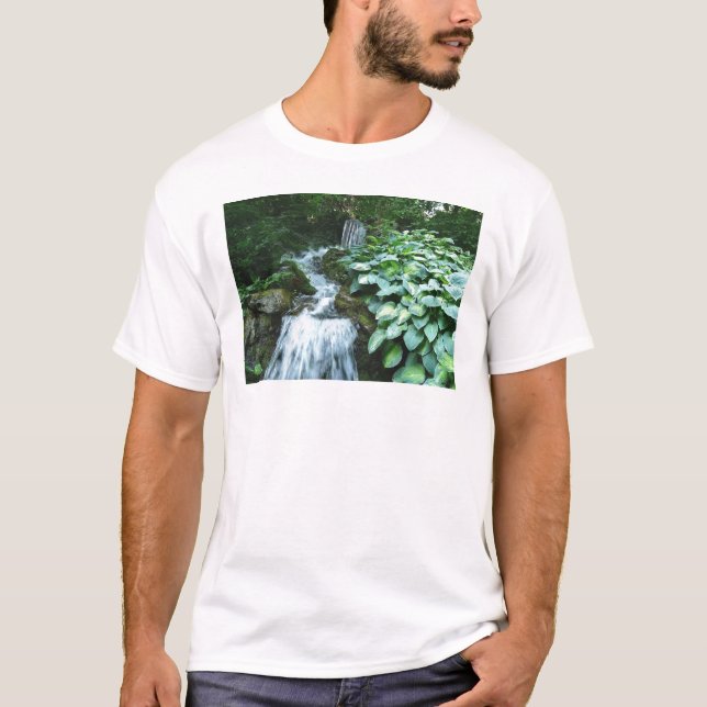 T-shirt Cascade et Hostas (Devant)