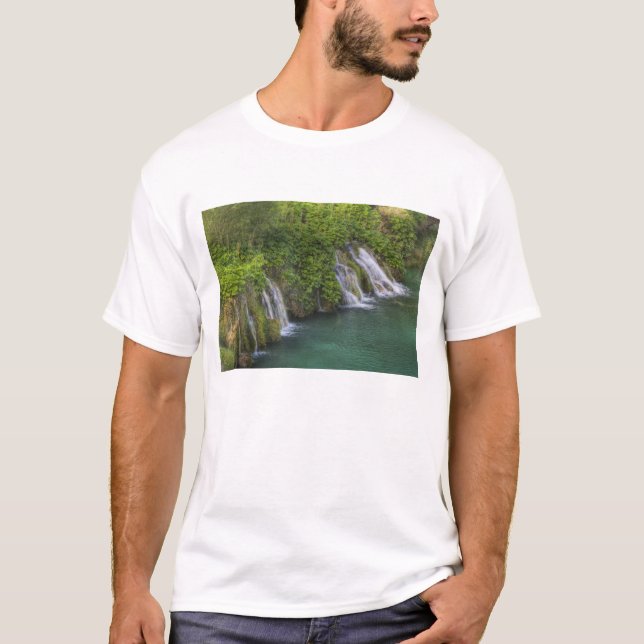 T-shirt Cascade, Parc national des lacs de Plitvice et (Devant)