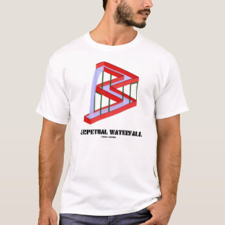 T-shirt Cascade perpétuelle (illusion optique)